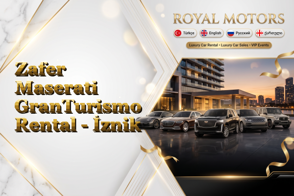 Zafer Maserati GranTurismo Rental - İznik