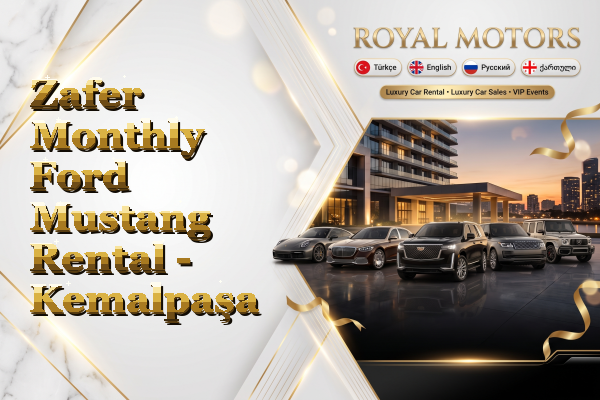 Zafer Monthly Ford Mustang Rental - Kemalpaşa