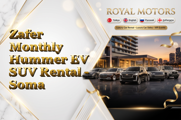 Zafer Monthly Hummer EV SUV Rental - Soma