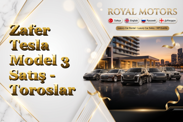 Zafer Tesla Model 3 Satış - Toroslar