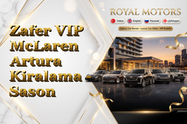 Zafer VIP McLaren Artura Kiralama - Sason