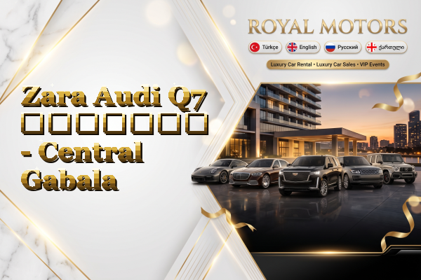 Zara Audi Q7 გაყიდვა - Central Gabala