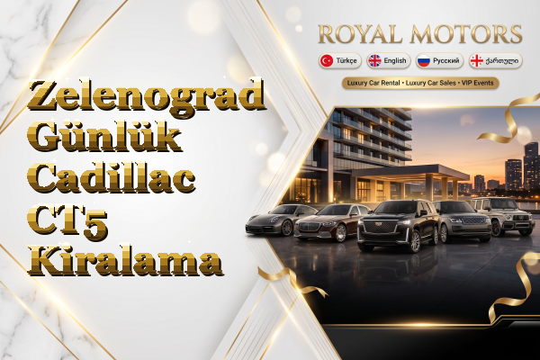 Zelenograd Günlük Cadillac CT5 Kiralama