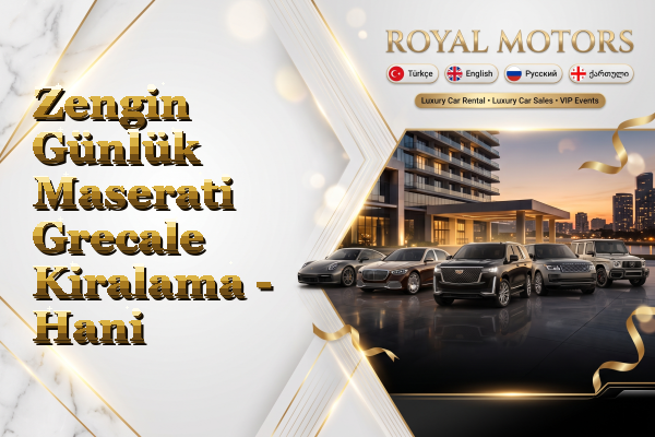 Zengin Günlük Maserati Grecale Kiralama - Hani