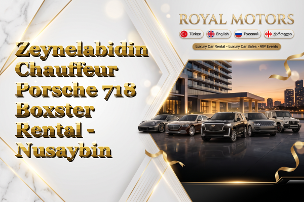 Zeynelabidin Chauffeur Porsche 718 Boxster Rental - Nusaybin