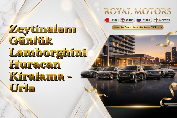 Zeytinalanı Günlük Lamborghini Huracan Kiralama - Urla