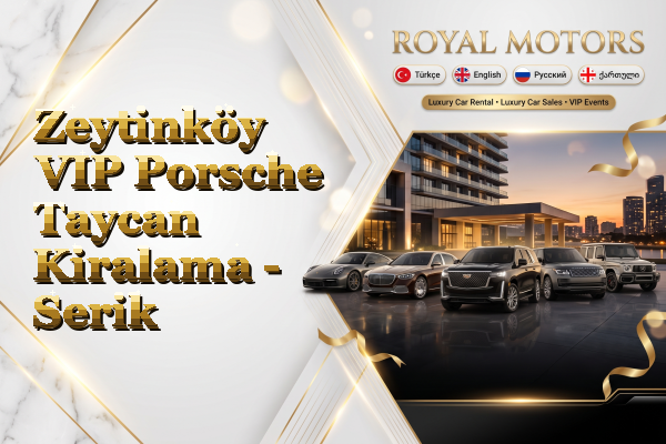 Zeytinköy VIP Porsche Taycan Kiralama - Serik