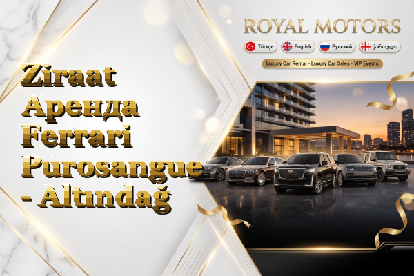 Ziraat Аренда Ferrari Purosangue - Altındağ