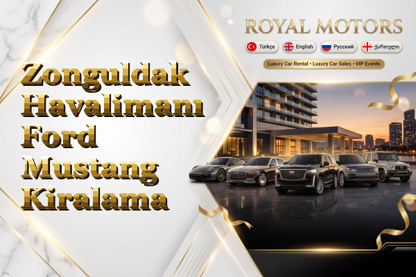 Zonguldak Havalimanı Ford Mustang Kiralama