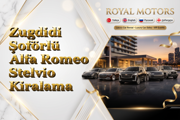 Zugdidi Şoförlü Alfa Romeo Stelvio Kiralama