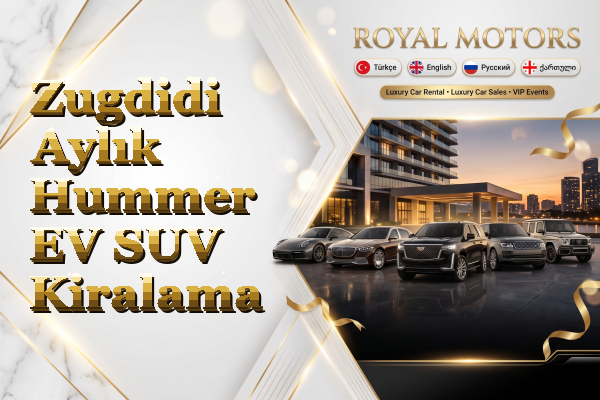 Zugdidi Aylık Hummer EV SUV Kiralama
