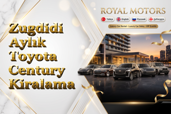 Zugdidi Aylık Toyota Century Kiralama