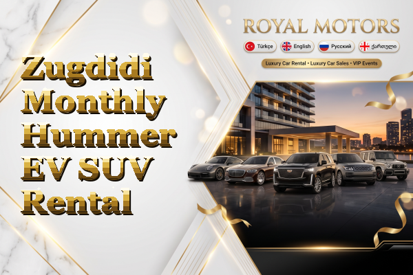 Zugdidi Monthly Hummer EV SUV Rental
