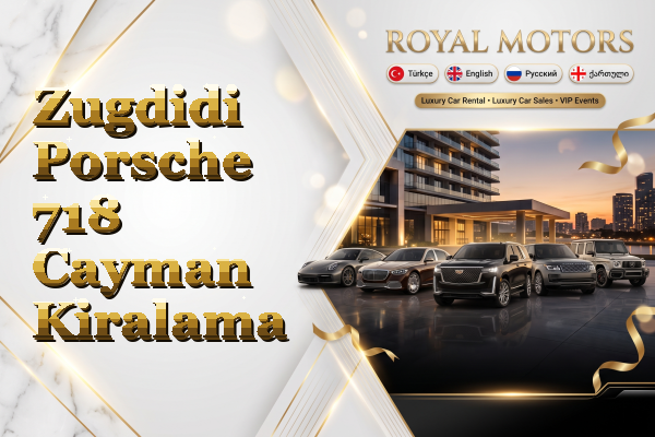 Zugdidi Porsche 718 Cayman Kiralama