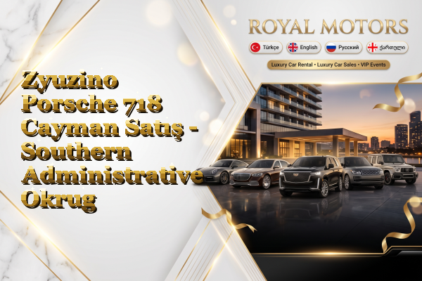 Zyuzino Porsche 718 Cayman Satış - Southern Administrative Okrug